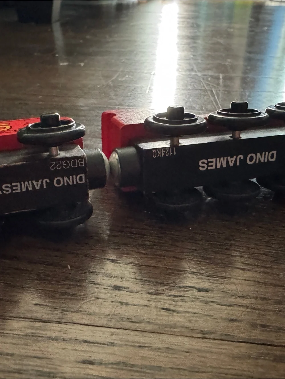 Dino James Wood Toy Train Engine and Coal Car -  Thomas